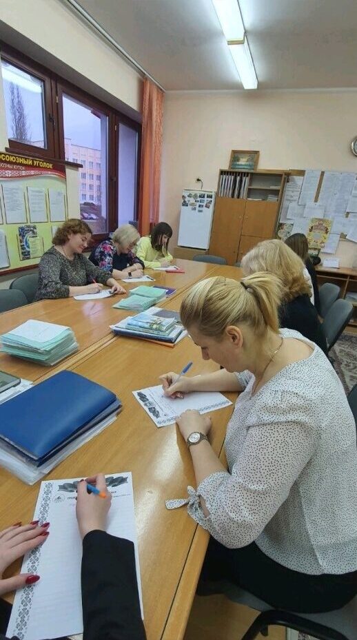 Настаўнікі нашай установы адукацыі (у колькасці 8 чалавек) прынялі ўдзел у напісанні ГРОДЗЕНСКАГА АБЛАСНОГА ДЫКТАНТА.